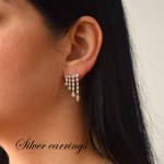 Ασημένια σκουλαρίκια